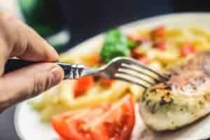 hora do almoço dietético